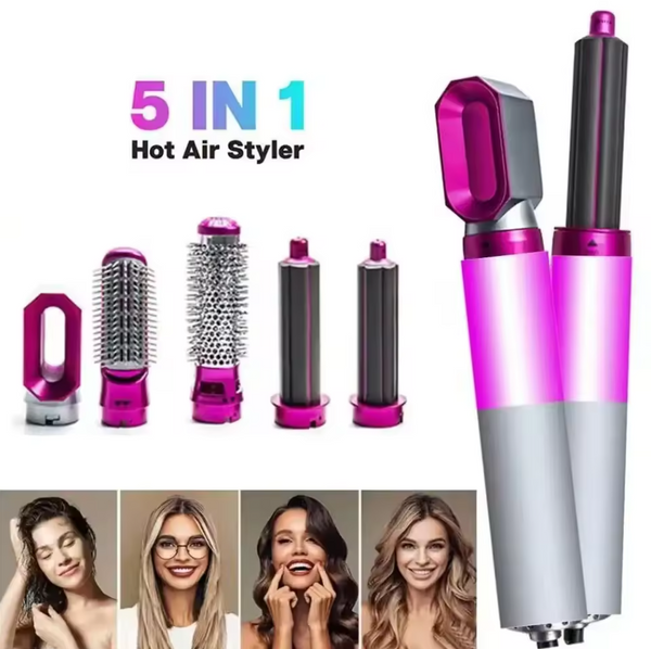 5 in 1 Multifunctional Hair Dryer Styling Tool, Detachable 5-in-1 Multi-Head