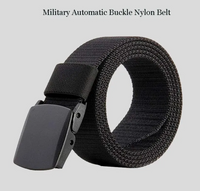 Automatic Buckle Nylon Belt Outdoor Hunting Multifunctional Tactical Canvas