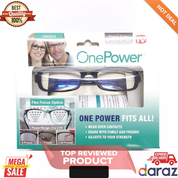 Reading Glasses for Men from One Power Readers - 1 Pair for Women & Men with