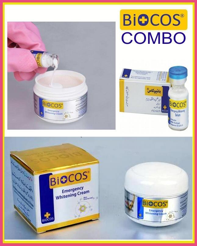 Biocos Whitening Cream & Serum for Men and Women