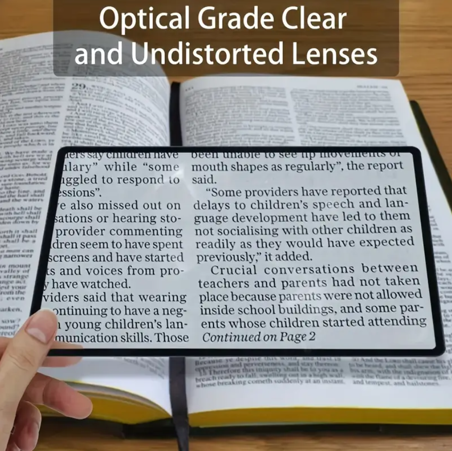 Super-slim, High-Power Magnifying Glass - Students