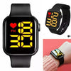 Fashionable Luxury Silicone Band LED Digital Sports Belt Band Watch for