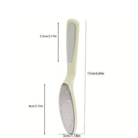 Stainless Steel Double-Headed Foot Scrubber, a Tool for Foot Care, Designed