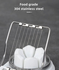 1pc Household Multifunctional Egg Cutter, Egg Slicer for Hard Boiled Eggs, 2