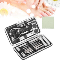 Nail Clipper 19 PC Silver Stainless Steel Nail Cutter Cutter Fingernail
