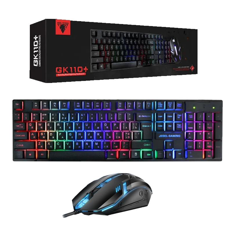 Jedel Gk110+ Combo Gaming Keyboard