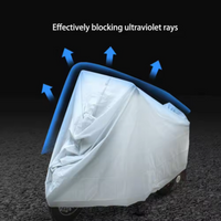 Motorcycle Clothing Peva Single Layer Rainproof Sunscreen Bicycle Cover