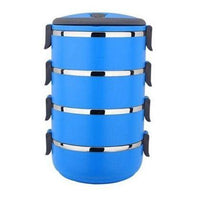 4 Layer Lunch Box - Easily Convert to 3 Layer 2 Layer or Single Layer
