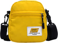 2025 Gnei Korean Fashion Simple Casual One Shoulder Crossbody Nylon Small Square