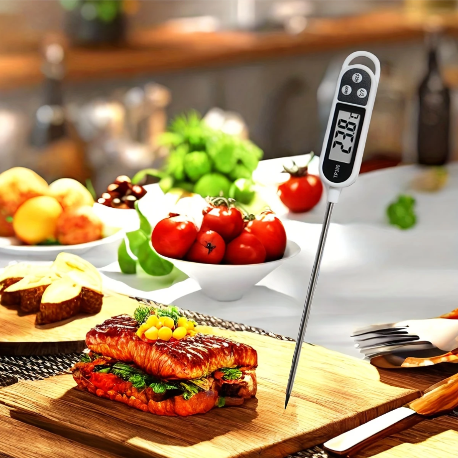 Digital Food Thermometer for Accurate Meat and BBQ Cooking Thermometer, Food