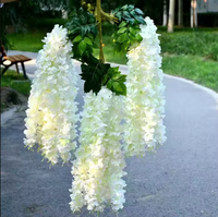 110cm Artificial Flower 1pcs- 5pcs Simulation Wisteria Vine Hanging Plant