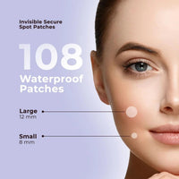 5 Pcs 36 Dots Acne Patches - Mild and Non-Irritating Spot Stickers for