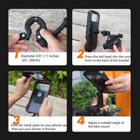 Universal 360° Waterproof Motorcycle Bike Phone Holder