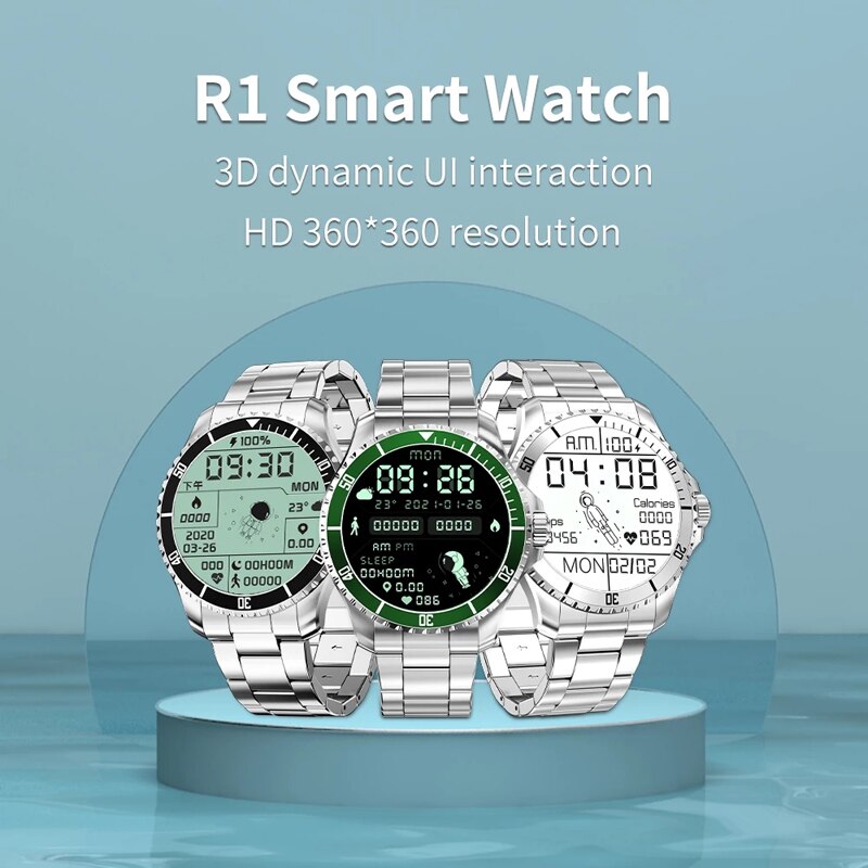 R1 Classic Relogio Intelligent Smart Watch 2025 Bluetooth Call Men Women