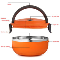 Single Layer Stainless Steel Lunch Box