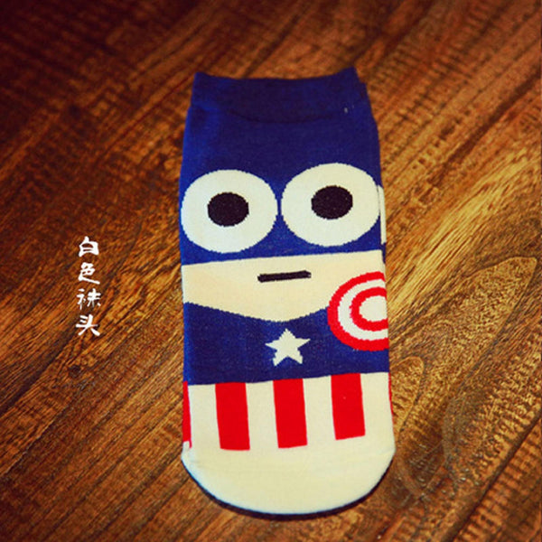 Captain America Stylish Short Socks