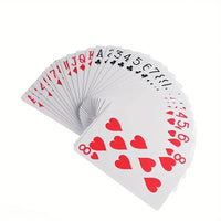 Premium Poker Size Playing Cards with 21 Points, Euchre and Canasta Standard