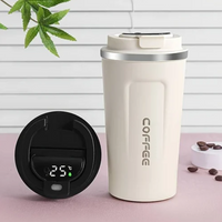 500ml Thermos Bottle Smart Cup Flask Vaccum and Bottle Digital with