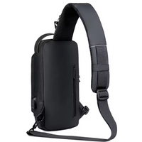Luxury Waterproof Bag Men's Multifunction Anti-theft USB Shoulder Bag Man