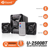Ultra Loud Subwoofer Kisonli U2500bt Multimedia 3wx2 Speaker for PC & Laptop