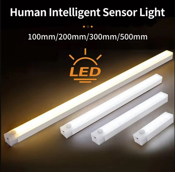 100mm Motion Sensor LED Cabinet Light Rechargeable Induction Night Light