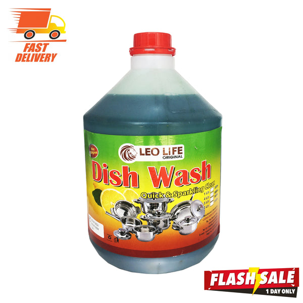 Leo Life 4l Anti-Bacterial Refreshing Premium Quality High Thickness Dish