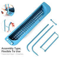 Kitchen Sink Holder Rubber Sponge Wash Cloth Storage Rack