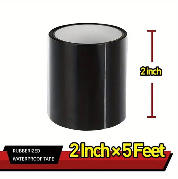 Super Strong Waterproof PVC Pipe Tape - 5ft Long, 2 Inches, Leak-Proof