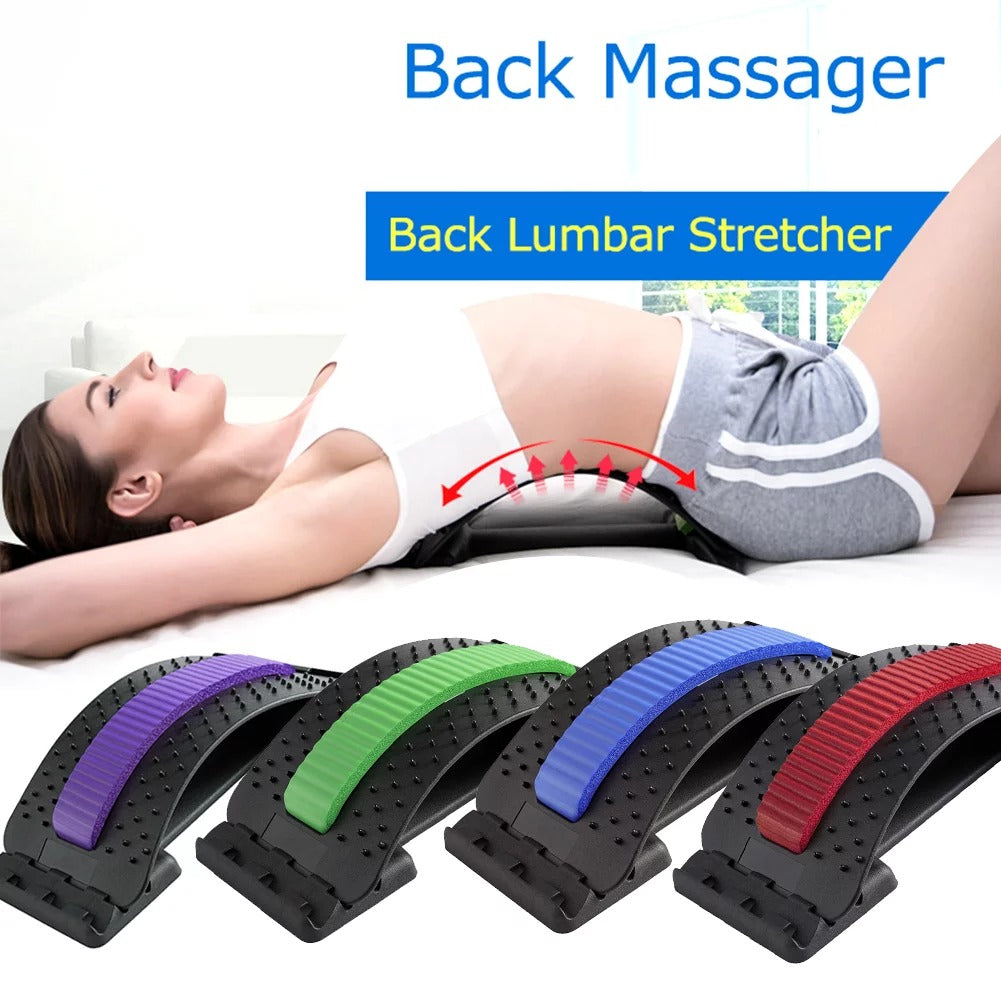 Magic Back Support Massager Stretcher Equipment Massage Tools Massager Magic