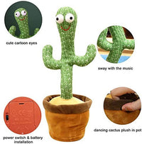 Tiktok Dancing Cactus Toy with 60 Popular Songs + 3 Costumes Talking Singing