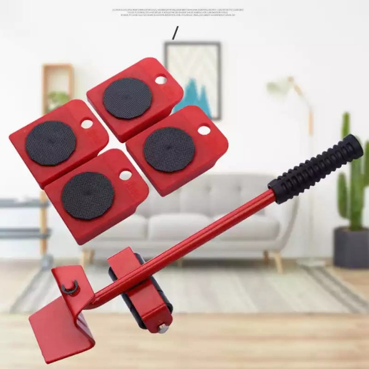 5pc/set Heavy Furniture Moving Tool Transport Lifter Shifter Sofa