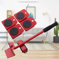 5pc/set Heavy Furniture Moving Tool Transport Lifter Shifter Sofa