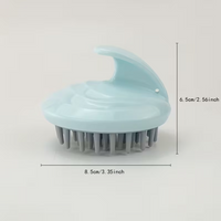 Waterproof Pink Shampoo Applicator Brush Tool for Dandruff Removal, Promotes