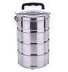 4 Layer Lunch Box Stainless Steel Portable Insulated Leakproof Box