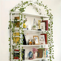 1pc of Artificial Ivy Vine with LED String Lights, Green Leaf Garland