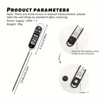 Digital Food Thermometer for Accurate Meat and BBQ Cooking Thermometer, Food