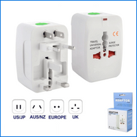 Global Travel Adapter with USB & Type-C Charging Universal Wall Charger with