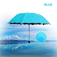 Lightweight Flower-Blooming Parasol with Windproof Features, Sunblock Vinyl