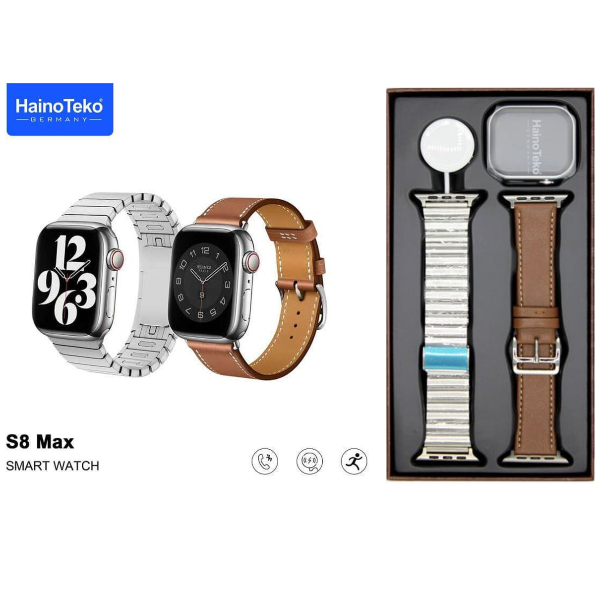 Haino Teko Smart Watch S8 Max Fitness Tracker Iwo7 Smartwatch S8 Max Series