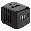 Global Travel Adapter with USB & Type-C Charging Universal Wall Charger with