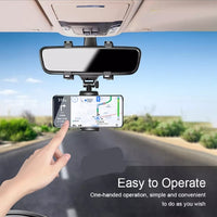 Adjustable Car Rearview Mirror Mount Mobile Phone Holder Stand Universal