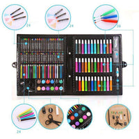 208pcs/168pcs Kids Painting Drawing Art Set with Crayons Oil Pastels