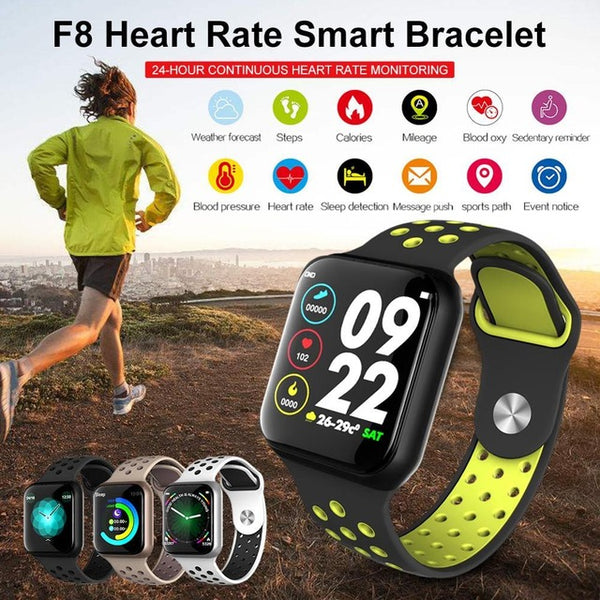 F8 Smart Watch - 1.3 Inch Full Touch Color Screen Bluetooth IP67 Waterproof