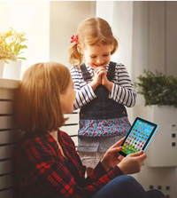 Kids Education Learning Tablet 3d Learning Pad with Alaphabet Keys & Numbers
