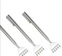 Retractable Back Scratcher Claw Anti-Itch Telescoping Tool with Metal Shaft