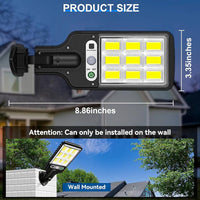 Solar Light COB Large Outdoor Solar Waterproof Street Light Garden Infrared