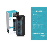 Gts 1550 4 Inch Dual Speaker Portable Bluetooth Speaker FM USB Memory Card