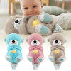 Breathing Plush Bear Otter Doll Newborn Soothing Sleep Playmate Children's
