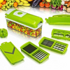 12 in 1 Genius Nicer Dicer Plus - Multi-Chopper, Cutter & Slicer + Bonus Peeler