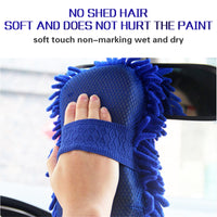 Microfiber Car Washing Sponge Towel Cloth Cleaning Coral Velvet Super